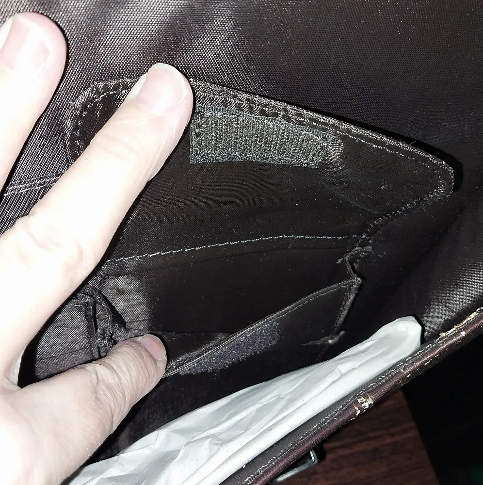Kenneth Cole Reaction Portfolio Computer Case Colombian Leather NWT